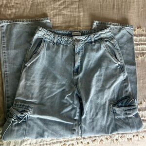 Forever 21 Light Blue Boyfriend Jeans